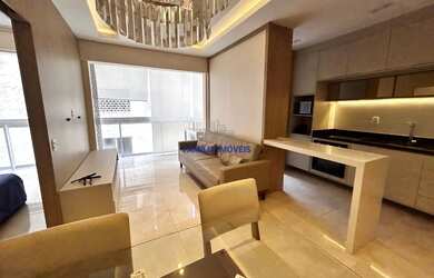 Imagem 2: Apartamento para alugar 1 quarto mobiliado lazer Boqueirão Santos