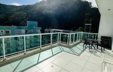 Imagem: O apartamento na cobertura possui 3 Dormitórios, 2 Banheiros