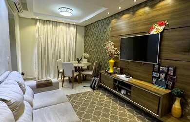 Imagem: O apartamento possui 3 Dormitórios, 2 Vagas na garagem, 81m²