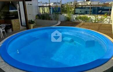 Imagem: O apartamento na cobertura possui 3 Dormitórios, 2 Banheiros