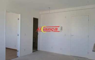 Imagem: O apartamento possui 1 Dormitório, 1 Banheiro, 1 Vaga na garagem