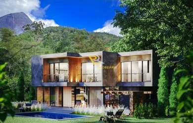 Imagem: A casa possui 4 Dormitórios, 4 Banheiros, 3 Vagas na garagem