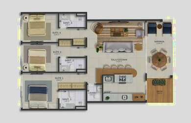 Imagem 2: Apartamento à venda no RESERVA IAMANI ITACIMIRIM , ITACIMIRIM - MONTE GORDO, Camaçari, BA