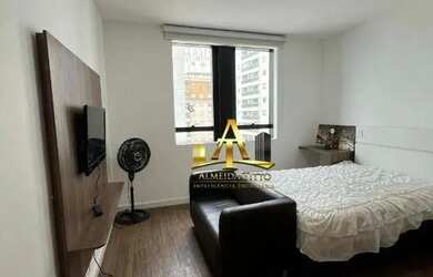 Imagem 5: Excelente Studio para locação mobiliado no Condomínio Selenita - Bairro...