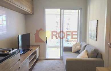 Imagem: O studio possui 1 Dormitório, 1 Banheiro, 1 Vaga na garagem