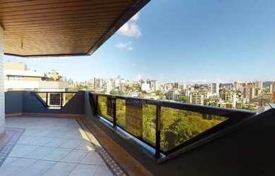 Imagem: O apartamento na cobertura possui 3 Dormitórios, 5 Banheiros