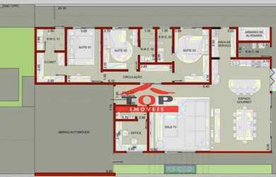 Imagem 2: CASA LAGO SUL. Piscina, Área de serviço, 230m² de Áreae2 Vagas na...