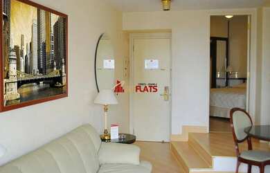 Imagem: O studio possui 1 Dormitório, 1 Banheiro, 1 Vaga na garagem