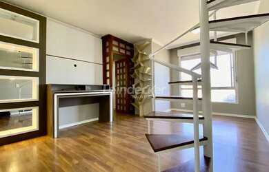 Imagem: O apartamento na cobertura e possui 2 Dormitórios, Suítes