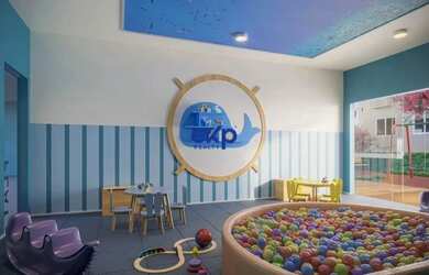 Imagem: O apartamento possui 2 Dormitórios, 1 Banheiro, 1 Vaga na garagem