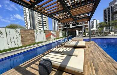 Imagem: O apartamento possui 1 Dormitório, 3 Banheiros, 1 Vaga na garagem