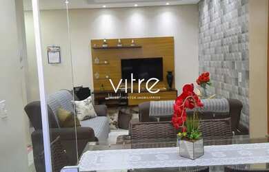 Imagem: O apartamento possui 2 Dormitórios, 1 Banheiro, 1 Vaga na garagem