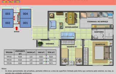 Imagem 16: Apartamento para venda com 54 metros com 2/4 no Duo Salvador Norte em...