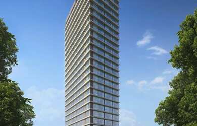 Imagem: O apartamento possui 1 Dormitório, 1 Banheiro, 1 Vaga na garagem