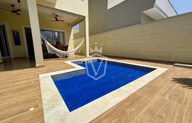 Imagem: A casa em condomínio possui 3 Dormitórios, 5 Banheiros, 4