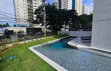 Imagem: O apartamento possui 1 Dormitório, 1 Banheiro, 1 Vaga na garagem