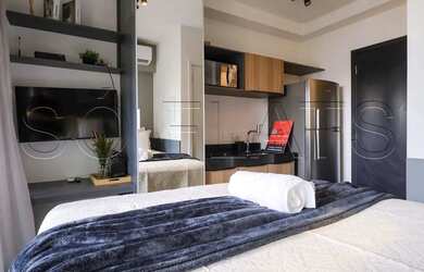 Imagem: O apartamento possui 1 Dormitório, 1 Banheiro, 18m² de Área