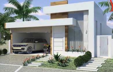 Imagem: A casa em condomínio possui 4 Dormitórios, 2 Banheiros, 4