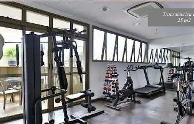 Imagem 10: Flat Transamérica. Piscina, Imóvel mobiliado, 25m² de Áreae1 Vaga...