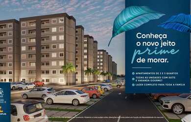 Imagem: O apartamento possui 3 Dormitórios, 2 Banheiros, 2 Vagas na