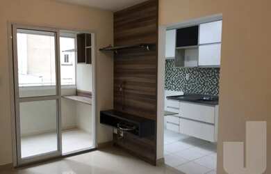 Imagem: O apartamento possui 1 Dormitório, 1 Banheiro, 1 Vaga na garagem