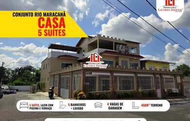 Imagem: A casa em condomínio possui 5 Dormitórios, 1 Banheiro, 4 Vagas