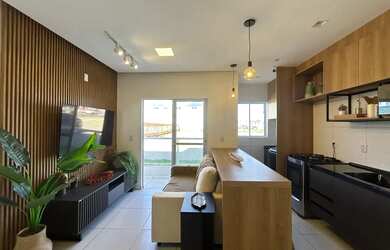 Imagem: O apartamento possui 2 Dormitórios, 1 Banheiro, 1 Vaga na garagem