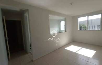 Imagem: O apartamento possui 2 Dormitórios, 1 Banheiro, 1 Vaga na garagem