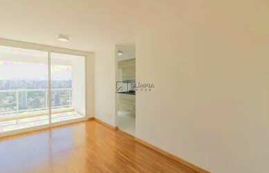 Imagem: O apartamento possui 1 Dormitório, 1 Banheiro, 1 Vaga na garagem