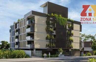 Imagem: O apartamento possui 2 Dormitórios, 1 Banheiro, 1 Vaga na garagem