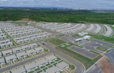 Imagem: A casa em condomínio possui 2 Dormitórios, 2 Banheiros, 2