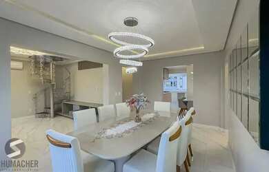 Imagem: O apartamento na cobertura possui 3 Dormitórios, 4 Banheiros