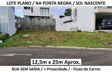 Imagem: O terreno à venda e está localizado em Ponta Negra, Manaus