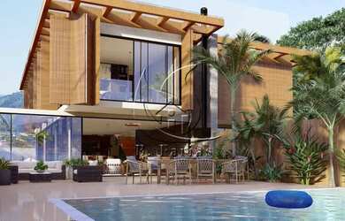 Imagem: A casa em condomínio possui 5 Dormitórios, 5 Banheiros, 3