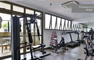 Imagem 4: Flat Transamérica. Piscina, Imóvel mobiliado, 25m² de Áreae1 Vaga...