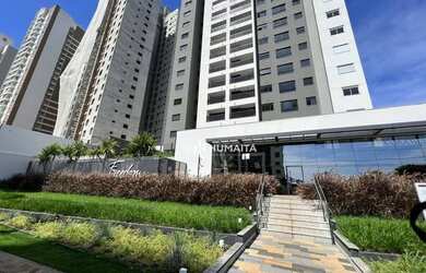 Imagem: O apartamento possui 1 Dormitório, 2 Banheiros, 1 Vaga na garagem