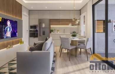 Imagem: O apartamento possui 2 Dormitórios, 2 Banheiros, 1 Vaga na