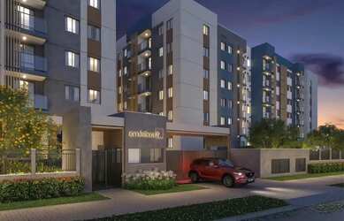 Imagem: O apartamento possui 2 Dormitórios, 2 Banheiros, 1 Vaga na