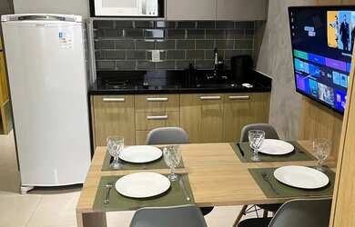 Imagem: O apartamento possui 1 Dormitório, 1 Banheiro, 20m² de Área