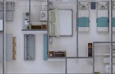 Imagem 14: Apartamento Novo para locação anual na Chácaras Vista Linda em Bertioga com 2 dormitórios