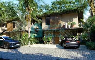 Imagem: A casa em condomínio possui 4 Dormitórios, 5 Banheiros, 3