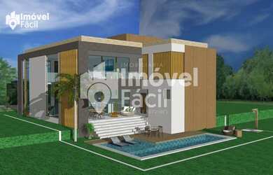 Imagem 2: Casa com 3 dormitórios à venda, 351 m² por R$ 2.130.000 - Alphaville - Camaçari/BA