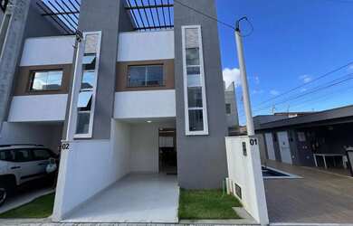 Imagem: A casa em condomínio possui 2 Dormitórios, 3 Banheiros, 2