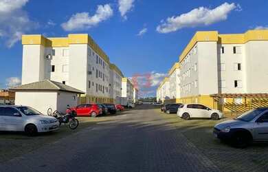 Imagem: O apartamento possui 2 Dormitórios, 1 Banheiro, 1 Vaga na garagem