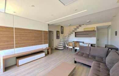 Imagem: O apartamento na cobertura possui 3 Dormitórios, 4 Banheiros