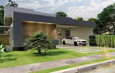 Imagem: A casa em condomínio possui 3 Dormitórios, 4 Banheiros, 4