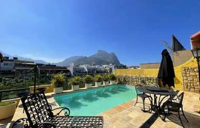 Imagem: O apartamento na cobertura possui 4 Dormitórios, 5 Banheiros