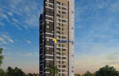 Imagem: O apartamento possui 1 Dormitório, 1 Banheiro, 1 Vaga na garagem