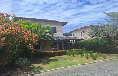 Imagem: A casa em condomínio possui 4 Dormitórios, 4 Banheiros, 3