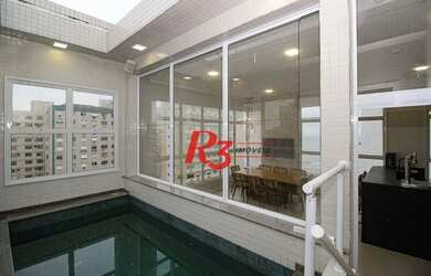 Imagem: O apartamento na cobertura possui 3 Dormitórios, 4 Banheiros